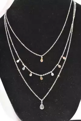 Collier goutte Argent