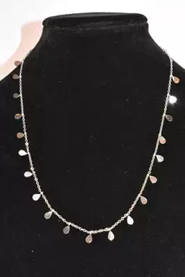 Collier goutte Argent