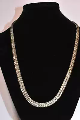 Collier homme unie
