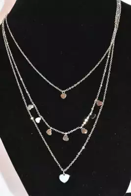 Collier Coeur Argent