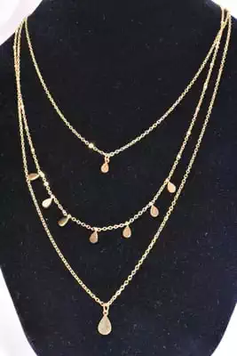Collier goutte Or
