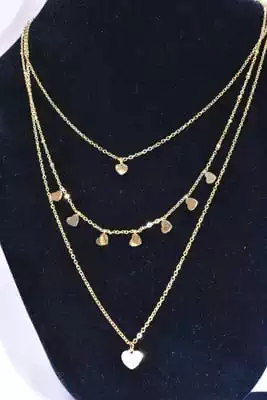 Collier Coeur Or