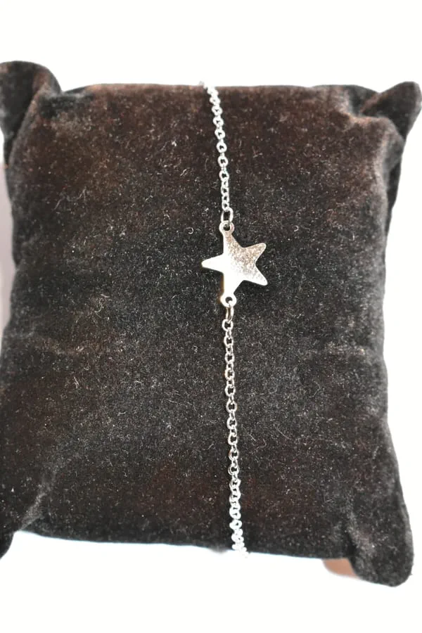 Bracelet star Argent