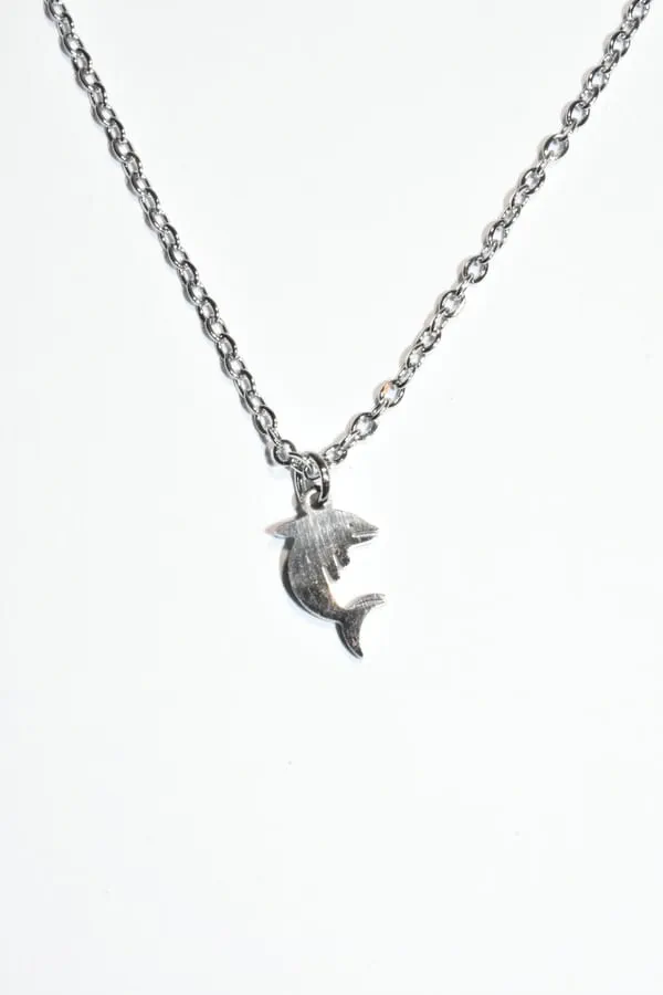 Collier dauphin Argent