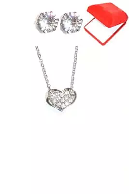 Coffret Coeur Argent