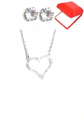 Coffret Coeur Argent