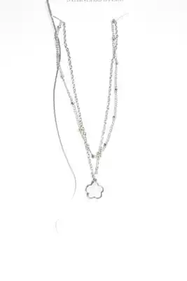 Chevillere fleur Argent