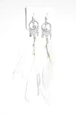 Boucle-d-oreille Plume unie