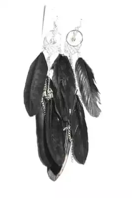 Boucle-d-oreille Plume unie