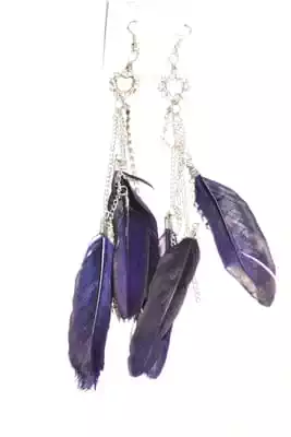 Boucle-d-oreille Plume unie