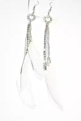 Boucle-d-oreille Plume unie