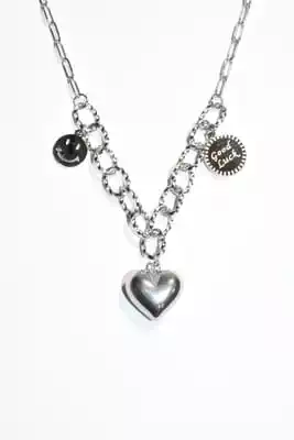 Collier Coeur Argent C16D2 