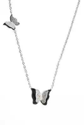 Collier papillon Argent