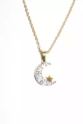 Pendentif lune Or