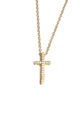 Pendentif croix chapelet Or