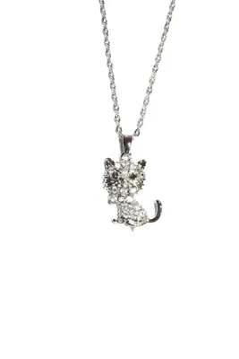 Pendentif chat Argent
