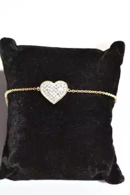 Bracelet Coeur Or