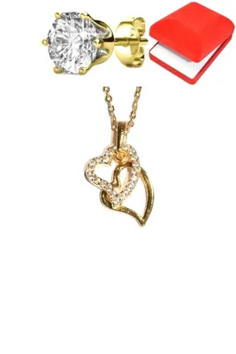 Coffret rouge Coeur Or