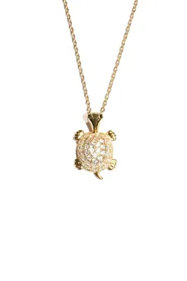 Pendentif tortue Or