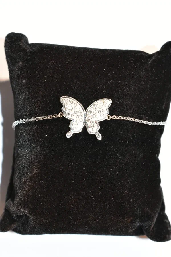 Bracelet papillon Argent