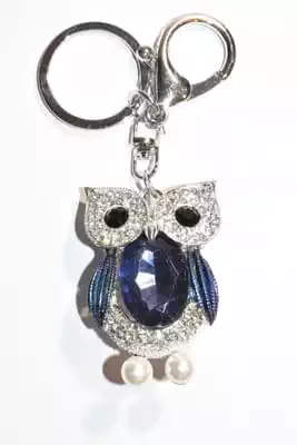 porte-cle hibou chouette multicolore