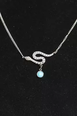 Collier serpent Argent