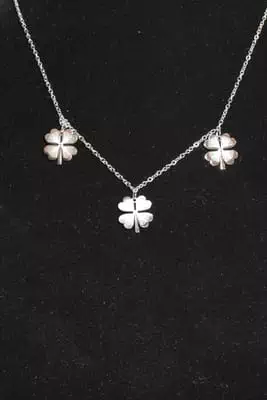 Collier trèfle Argent