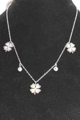 Collier trèfle Argent