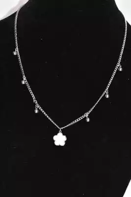 Collier fleur Argent