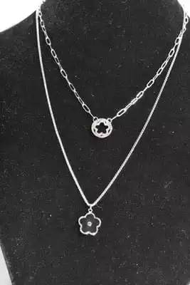 Collier fleur Argent