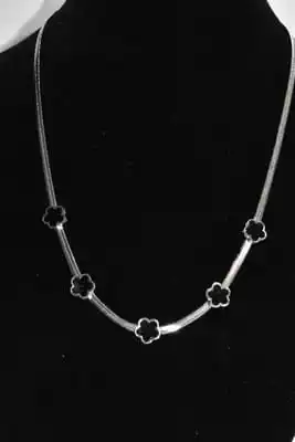 Collier fleur Argent