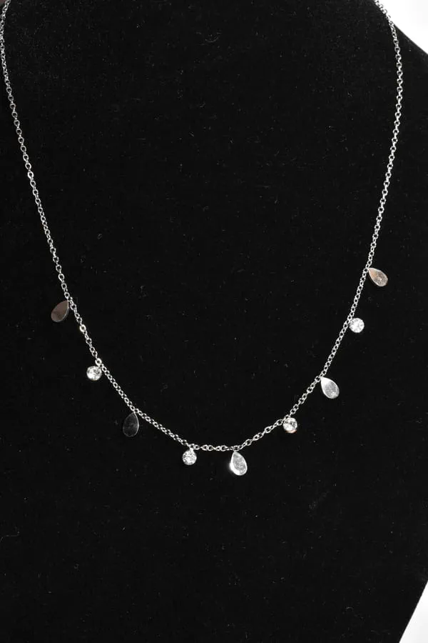 Collier goutte Argent