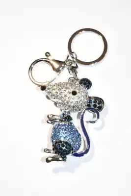 porte-cle souris multicolore