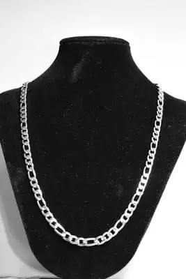 Collier homme 60cm Argent