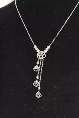 Collier fleur Argent