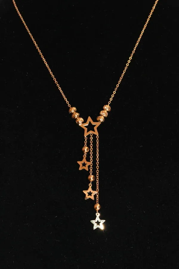 Collier étoile or