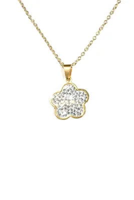 Pendentif fleur Or