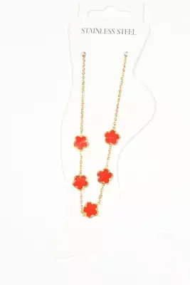 Chevillere fleur Or