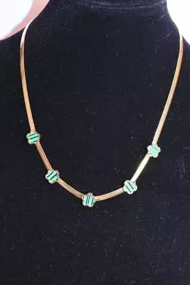 Collier fleur Or