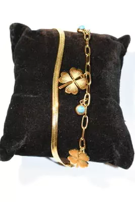 Bracelet trèfle Or