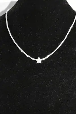 Collier étoile Argent