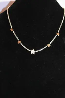 Collier étoile Or