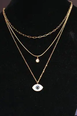 Collier oeil Or