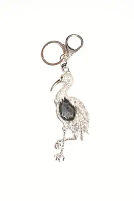 porte-cle flamand rose Argent