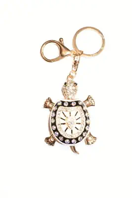 porte-cle tortue Or