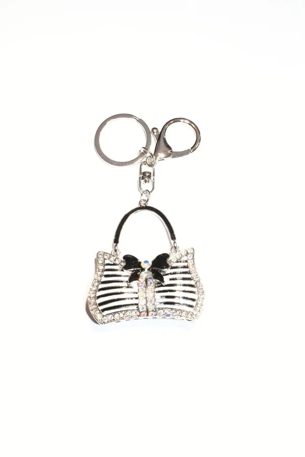 porte-cle sac Argent