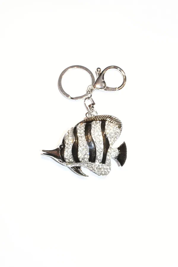 porte-cle poisson Argent