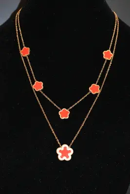 Collier fleur Or