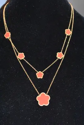 Collier fleur Or BC4A9B 