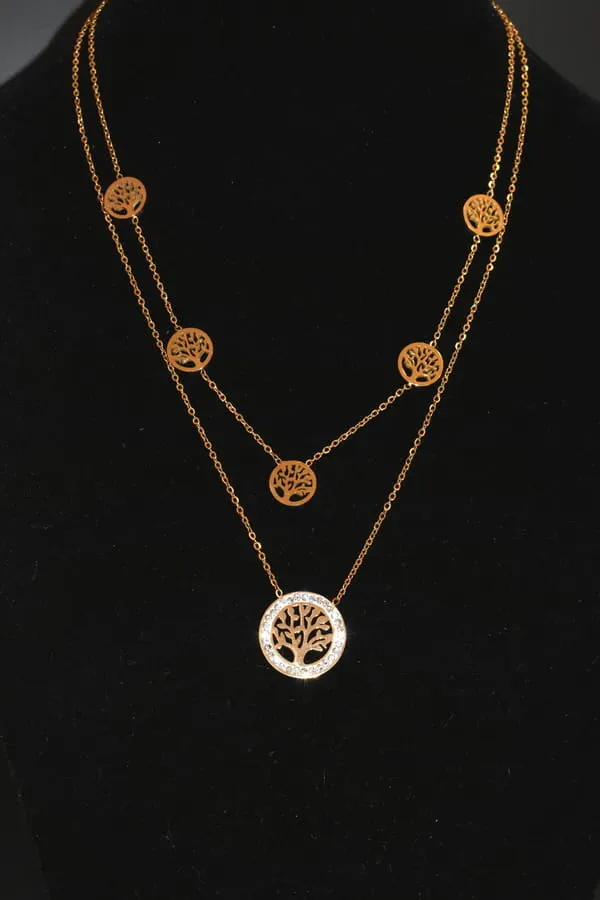 Collier arbre de la vie Or